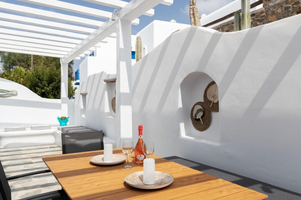 Ivi Mykonean Suites Mimoza Ornos Beach Ngoại thất bức ảnh